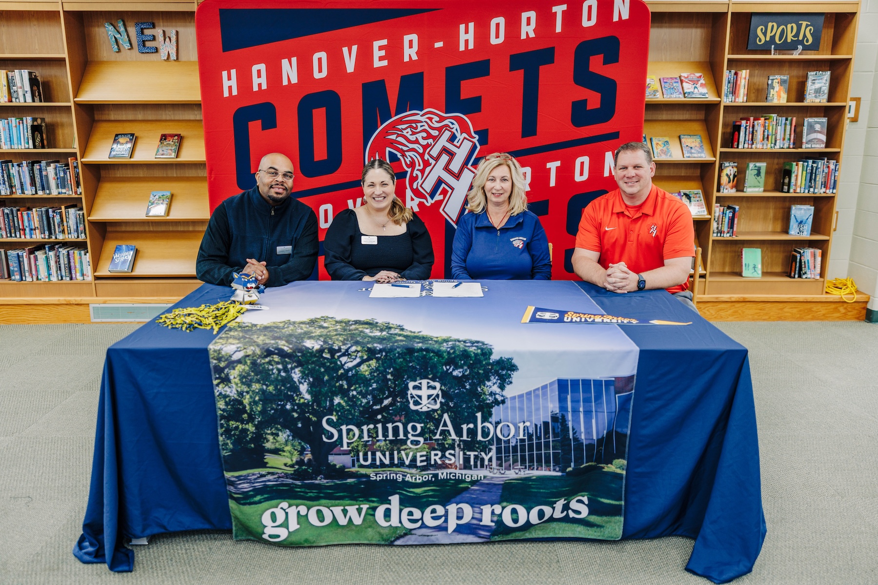 Spring Arbor University Admissions with Hanover-Horton administrators