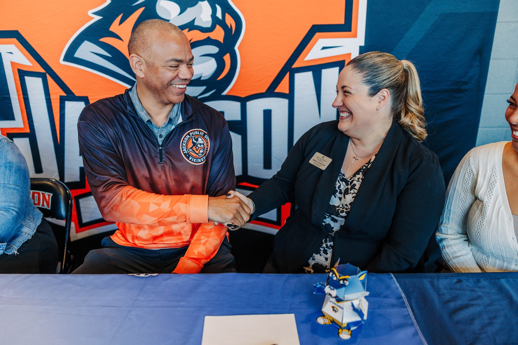 Jackson Public Schools Administrators partnering with SAU in Deep Roots Direct Admission Program