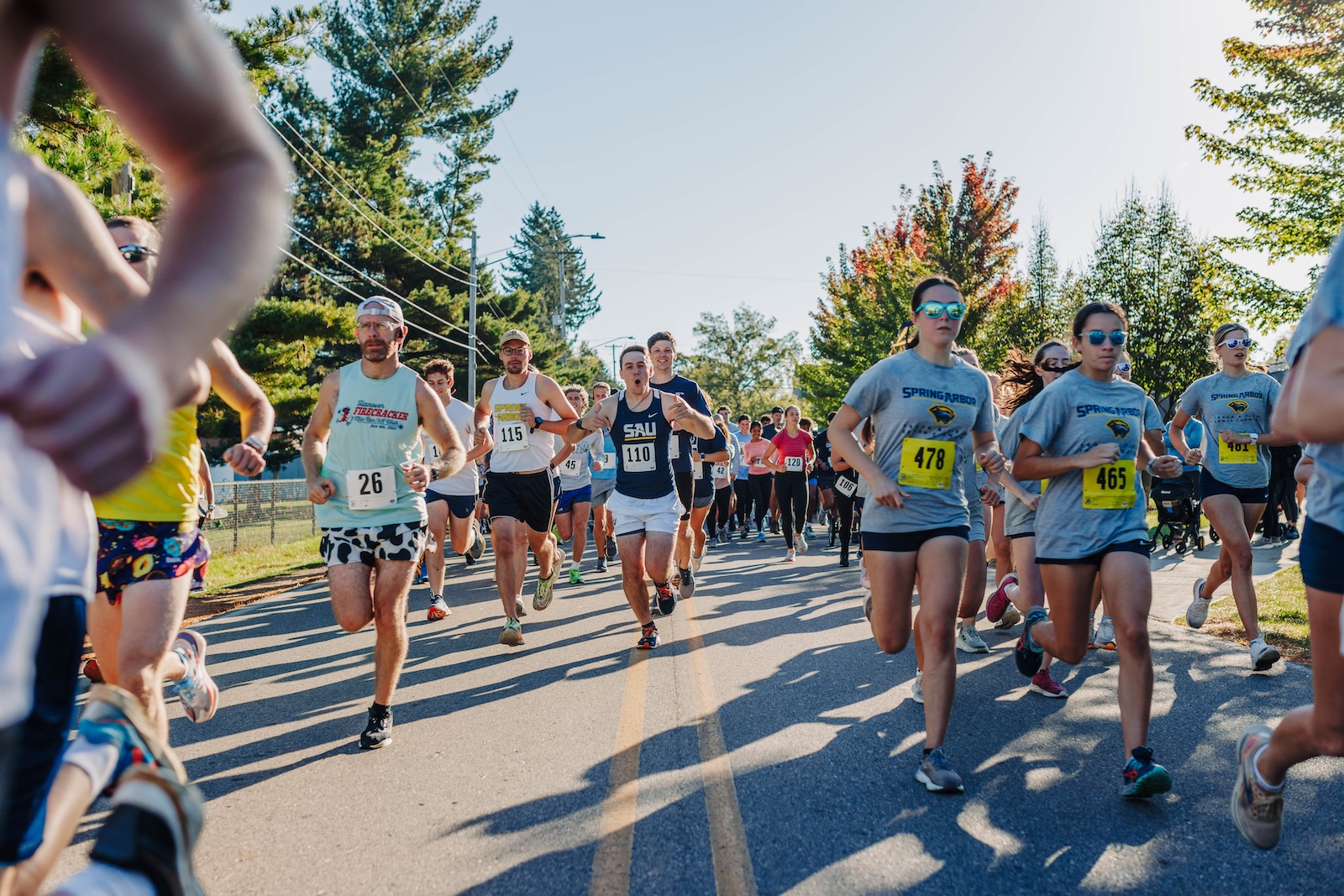 Runners at the Donut Dash 5K