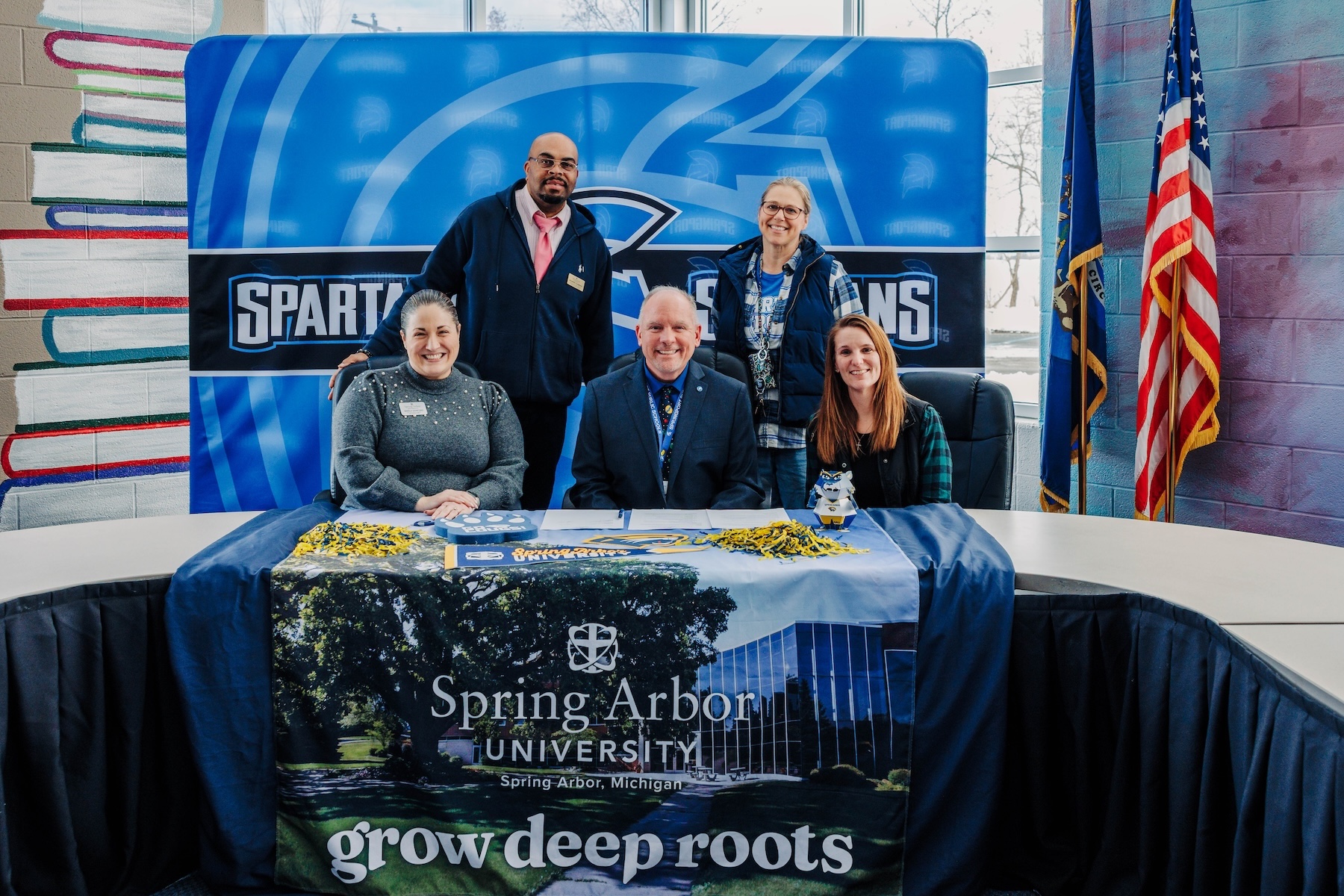 Spring Arbor University Admissions with Springport Public Schools administrators