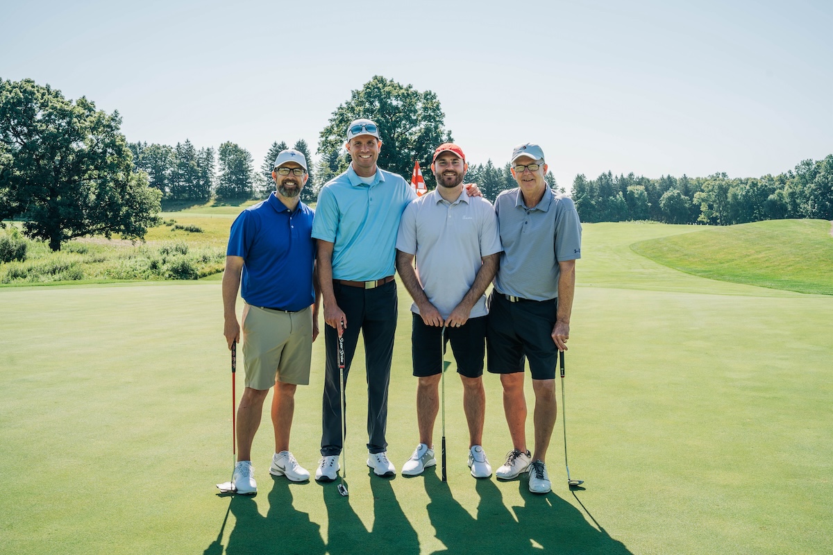 A golf team at the 15th Annual SAU Open