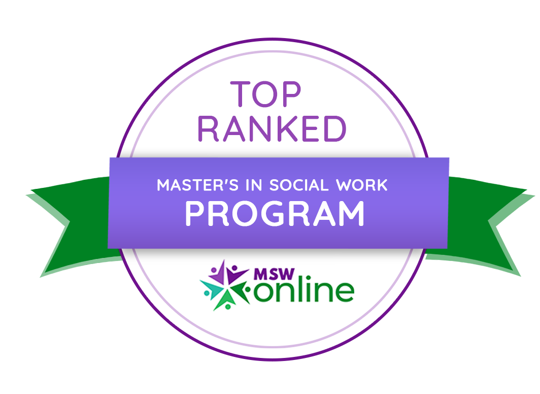 Master's in Social Work Online Badge