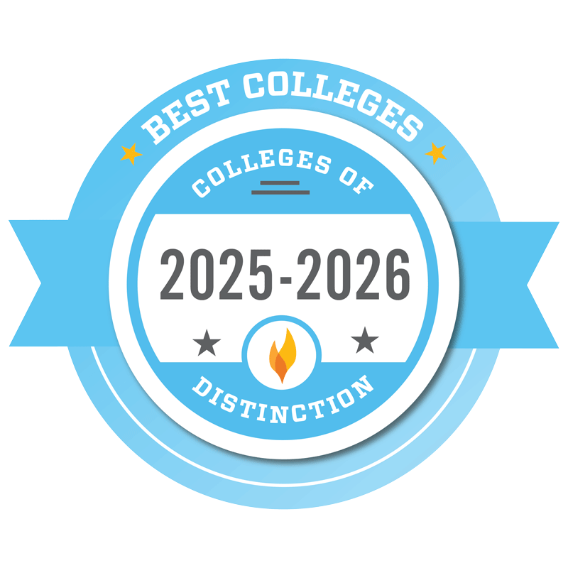 Badge from College of Distinction